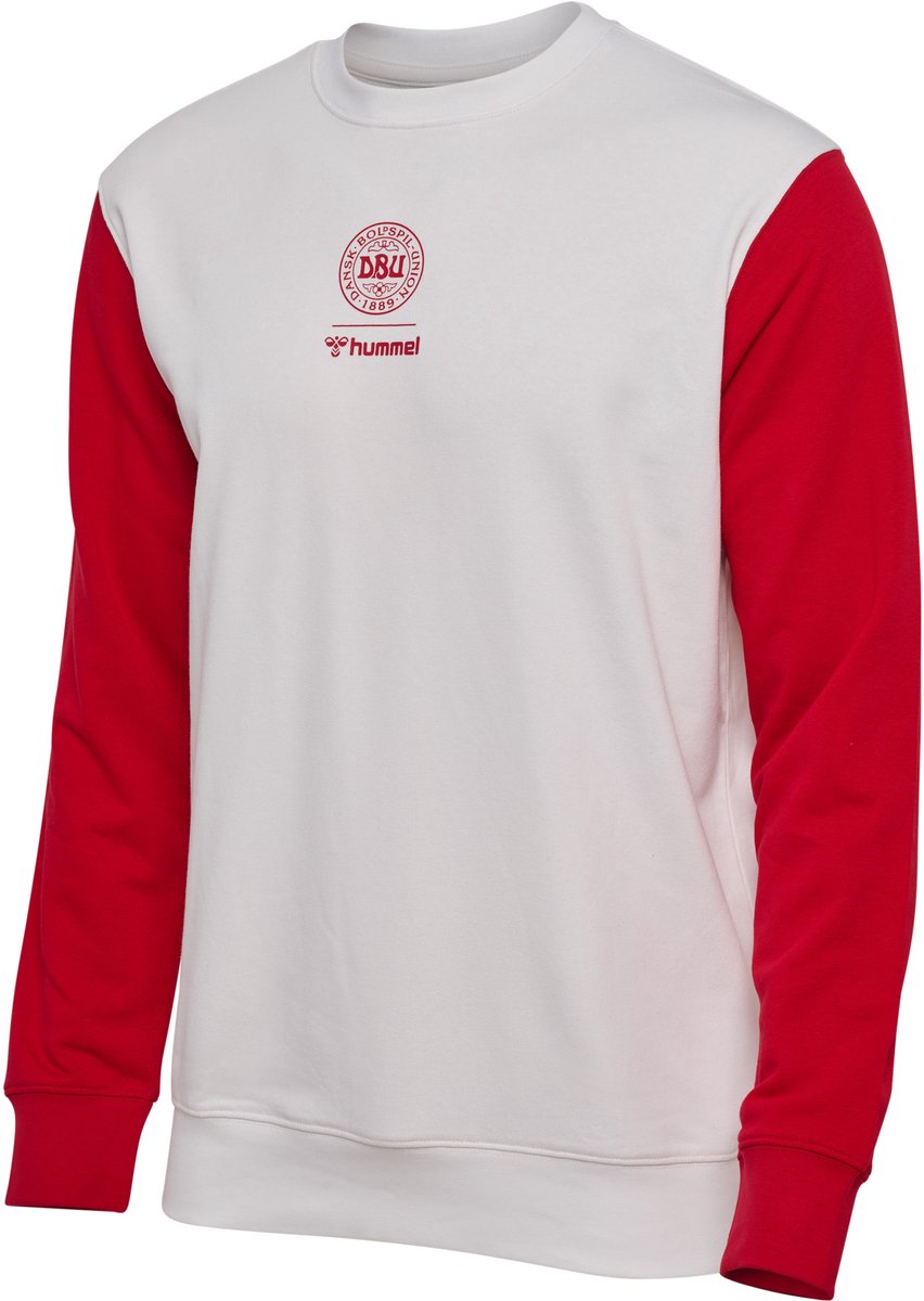 DBU 26 FAN RED-WHITE CREW NECK