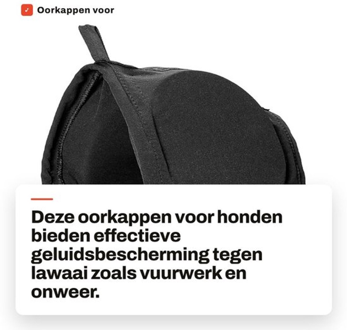 Oorkappen voor Honden - Geluidsreductie - Hoofdband met Trekkoord - Warm Ontwerp - Vermindert Stress - Comfortabel en Kalmerend - Geluidsdempers