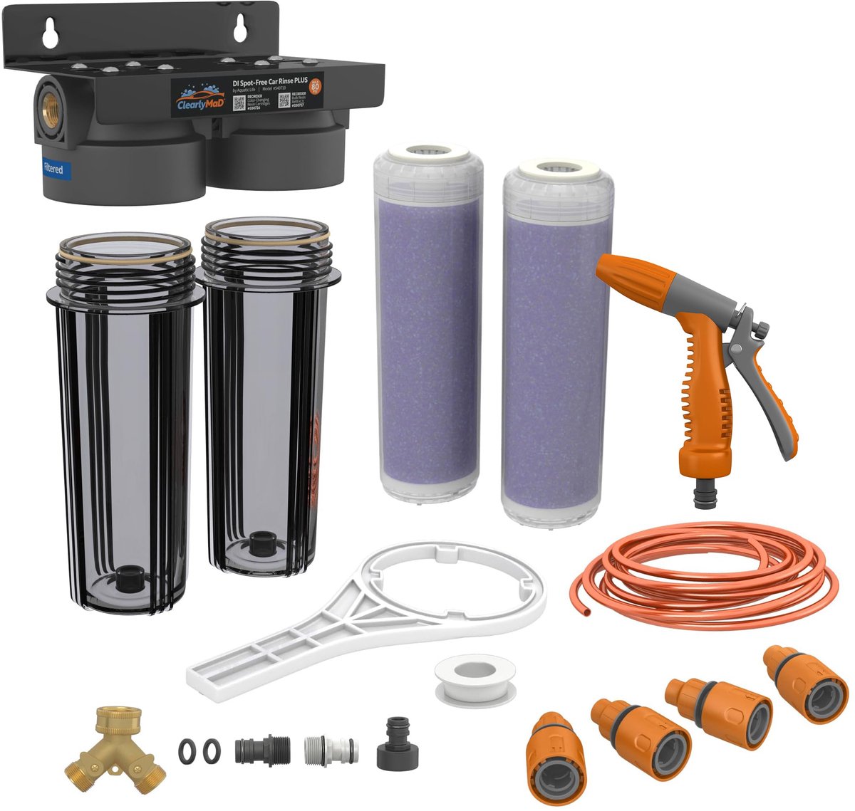 SnelShoppen - Vlekloze Waterspoeler - Clearly MaD Deionized Spot-Free Car Wash Rinse Plus System Unit voor Auto, Camper, Motor, Geen Slang Nodig
