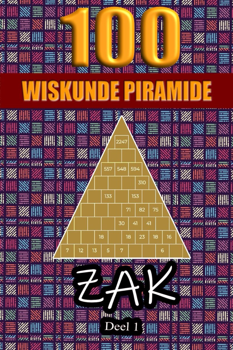 SnelShoppen - 100 Pocket Math Pyramid-Puzzels Deel 1 | Wiskundige Optelling en Aftrekking Spelpuzzelboek | 4x6 Klein Reisformaat | Volledige Oplossing