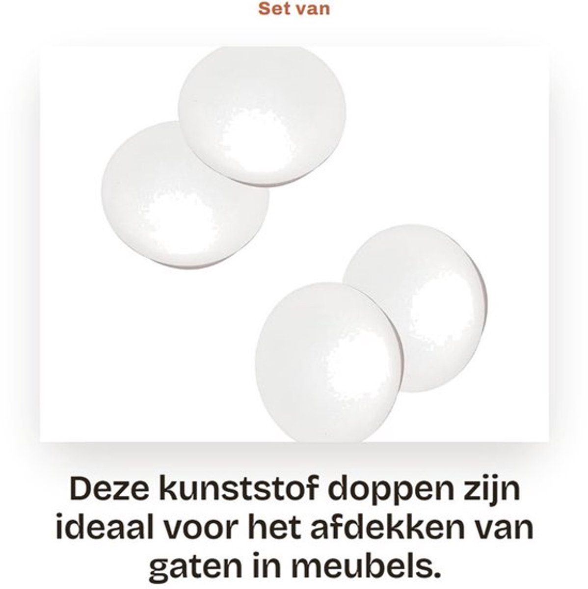 Doppen 15 Stuks - Gatenpluggen - Meubelgatafdekking - Kunststof - 6mm Gat - Slijtvast en Eenvoudig te Installeren
