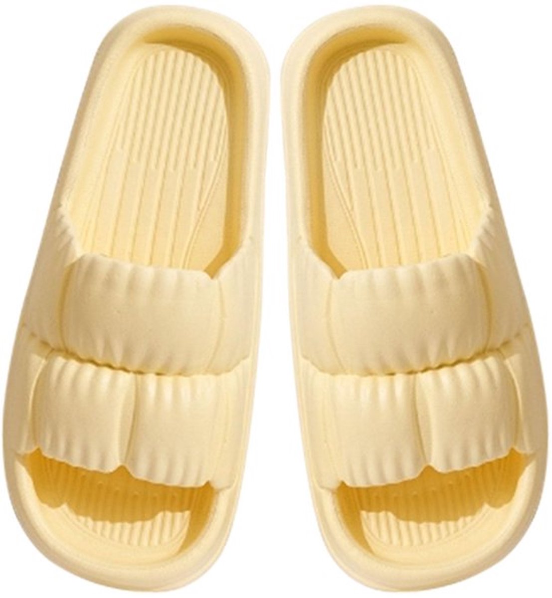 Doucheslippers - Antislip - Zacht en comfortabel - 36 t/m 37 - Badkamersandalen - Glijslippers - Geschikt voor dames - Bloemblaadje ontwerp