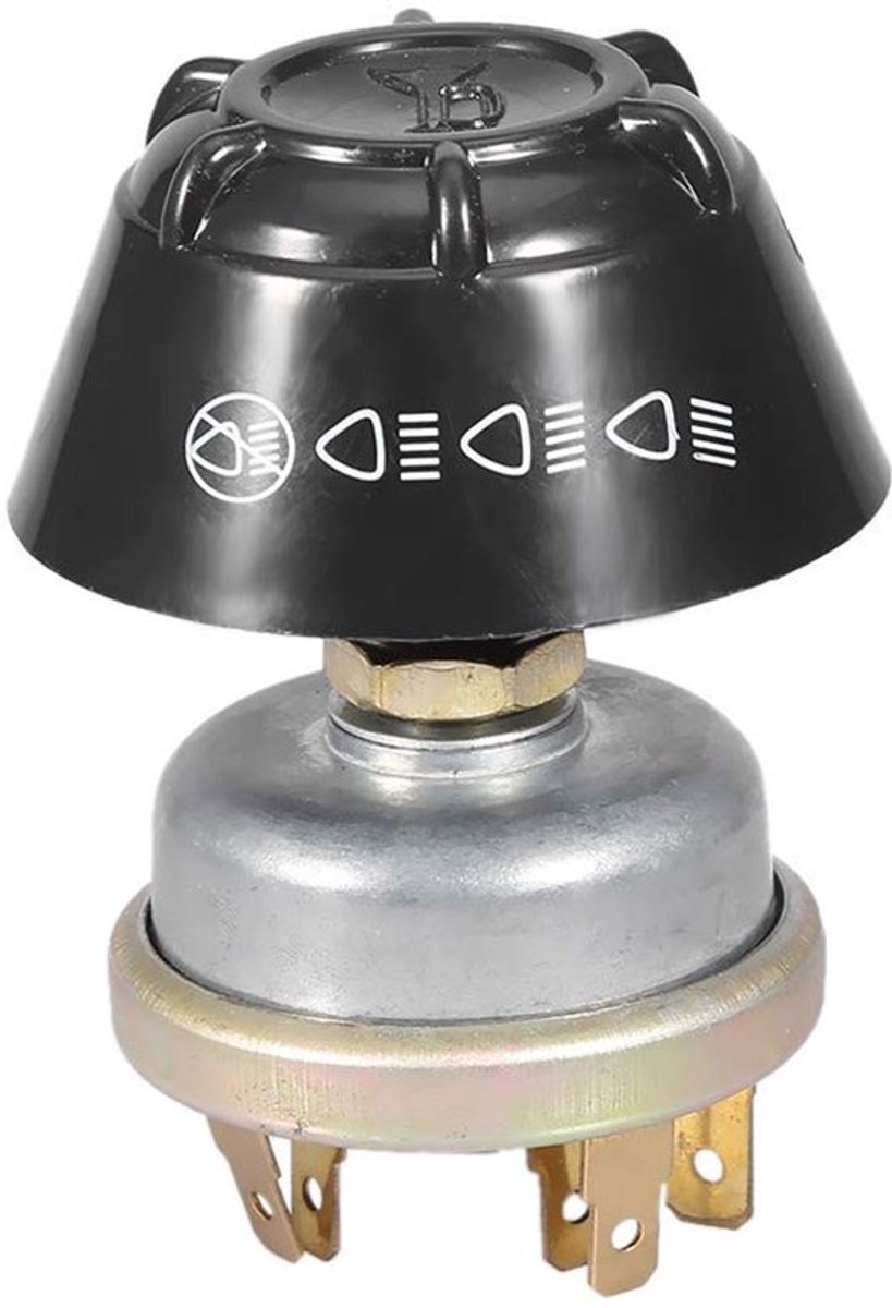 - Drukknop hoorn Schakelaar - Waterdicht - Hoogwaardig aluminium - 12 V - Duurzaam - Geschikt voor Massey Ferguson