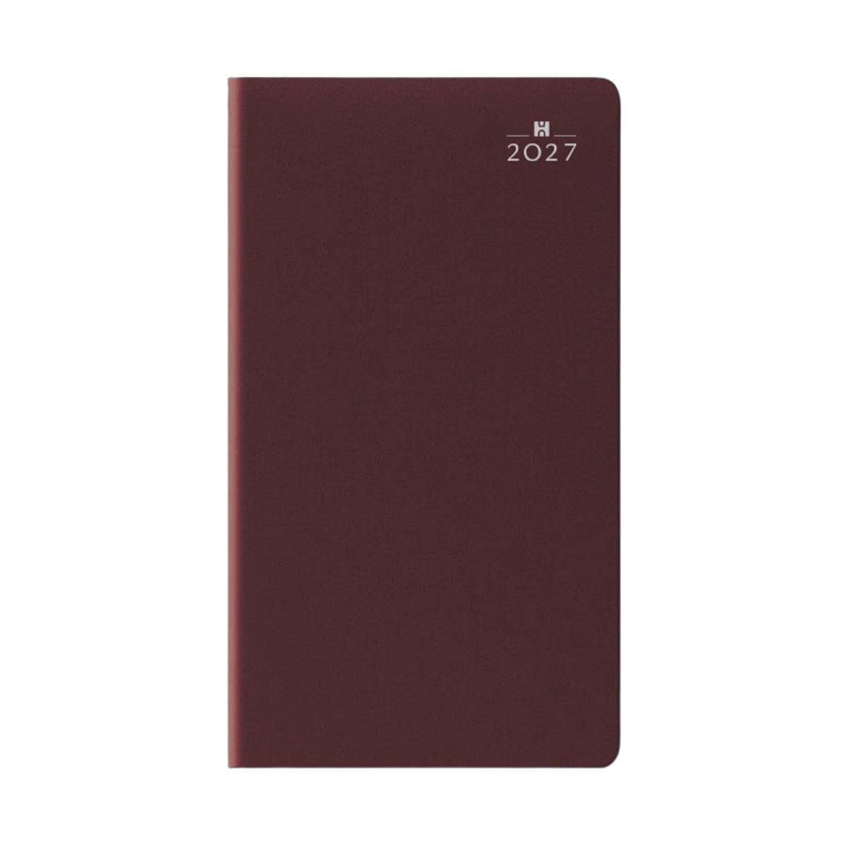 Castelli - Zakagenda H35 Bari 2027 - weekindeling - 1 week per twee pagina's - 14 maanden - formaat A6 - Nederlandstalig - Made in Italy - omslag aubergine