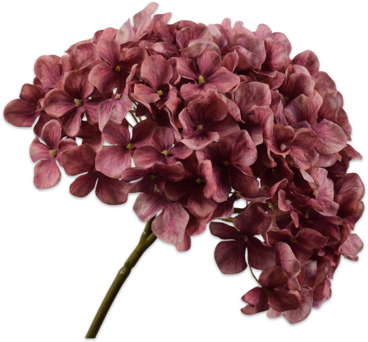 Silk-ka Kunstbloem-Zijden Bloem Hortensia Steel Roze 50 cm