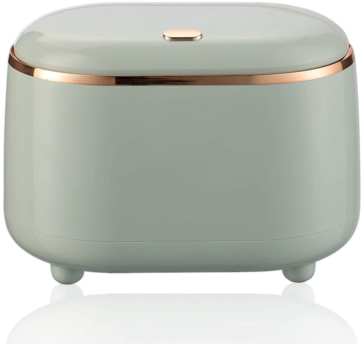 Praktische Afvalbak voor Tafelgebruik, Compacte Mini Afvalemmer voor Slaapkamer, Eetkamer en Kantoor (Groen)