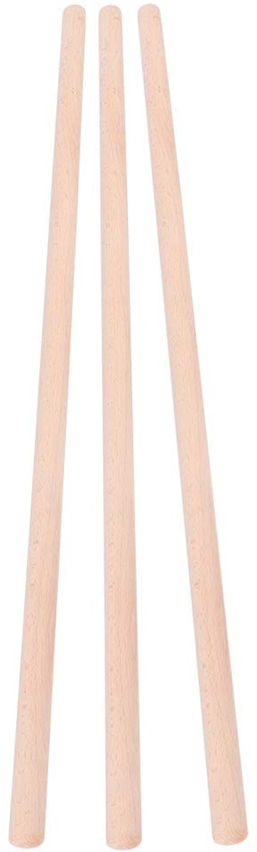 SnelShoppen - Yoga Houding Stick Set van 3, Oefening Stick voor Stretchen en Rugcorrectie, 2x70cm, Ideaal voor Fitness, Yoga, Open Schouders, Thuis en