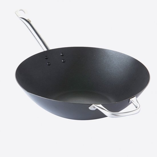 Point-Virgule Wokpan - Professionele Wok - Whitford Anti-aanbaklaag - Ø 36cm