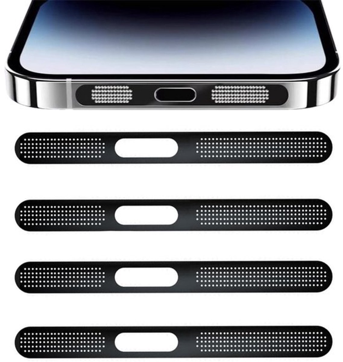 Stofbeschermingsstickers voor Telefoonaansluitingen - 4 Stuks