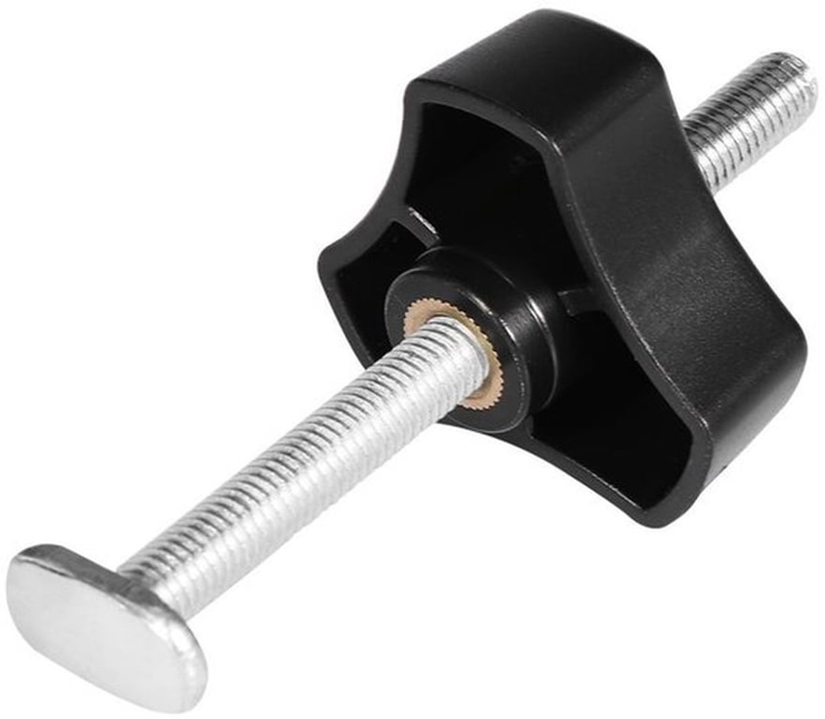 T-sleufklem met schroefdraad M8 - uitschuifbare klemset - T-schroef - knopmoer - metalen klemmenset - voor houtbewerking