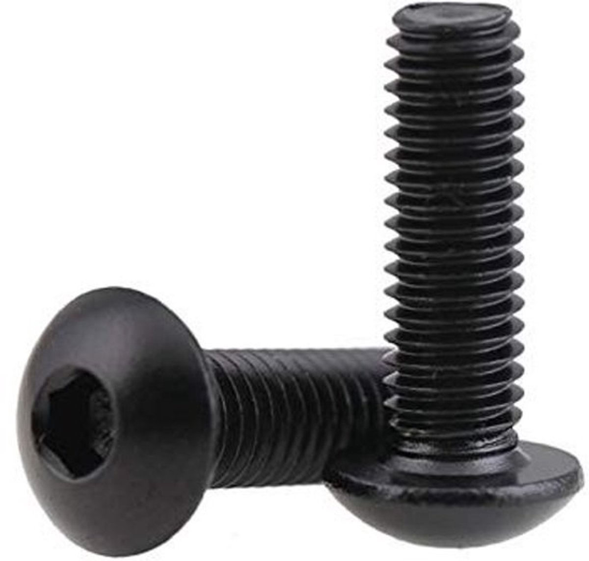 Schroeven 20 Stuks - Inbusschroeven met Bolkop - Koolstofstaal Rang 10,9 - M5 x 25 mm - Corrosiebestendig - Volledig Schroefdraad