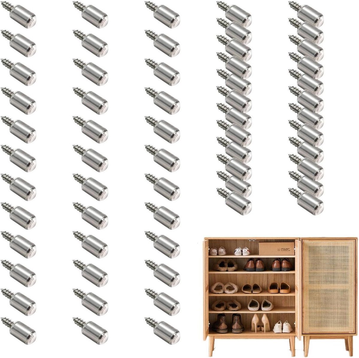 Zelfborende metalen schroeven - houtschroevenset | Duurzame en stofbestendige schroevenset