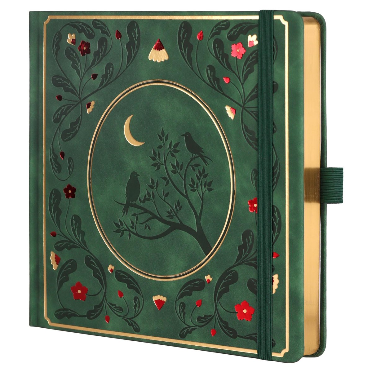 SnelShoppen - Bullet Dotted Dagboek Notitieboek voor Vrouwen en Mannen, Hardcover PU-Leren Dagboek met 160 Genummerde Pagina's, 160 GSM Dik Papier, 8x