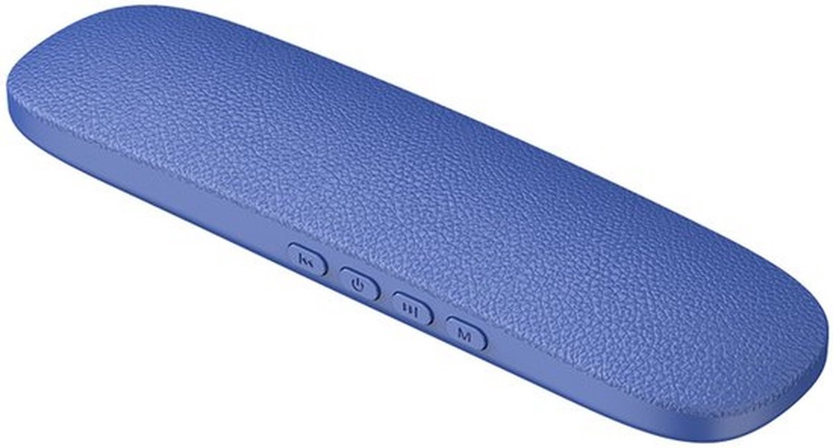 Slaapkussenluidspreker met beengeleiding, ultradunne niet-in-ear kussenluidspreker, ondersteunt Bluetooth en TF-kaartweergave, draagbare nachtkastluidspreker, geschikt voor zijslapers, op reis en voor witte ruis (blauw).