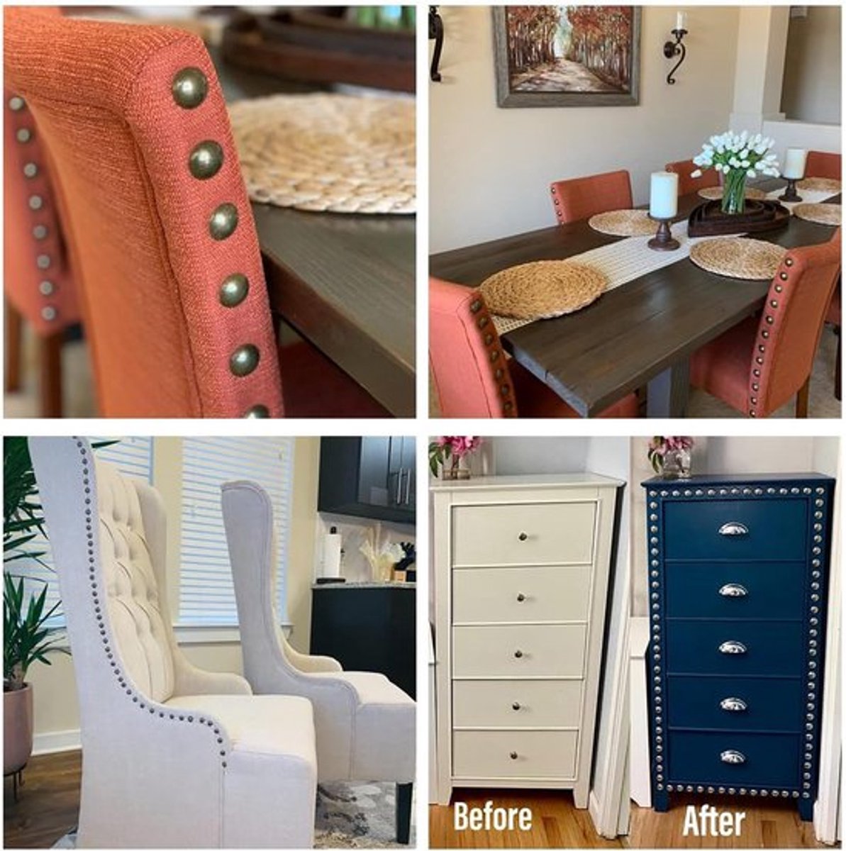 Pushpinnen 100 stuks - Zwaar belastbare platte kop - Decoratieve duimspijkers - Duurzaam metaal - Klassiek brons - Voor muur en prikbord