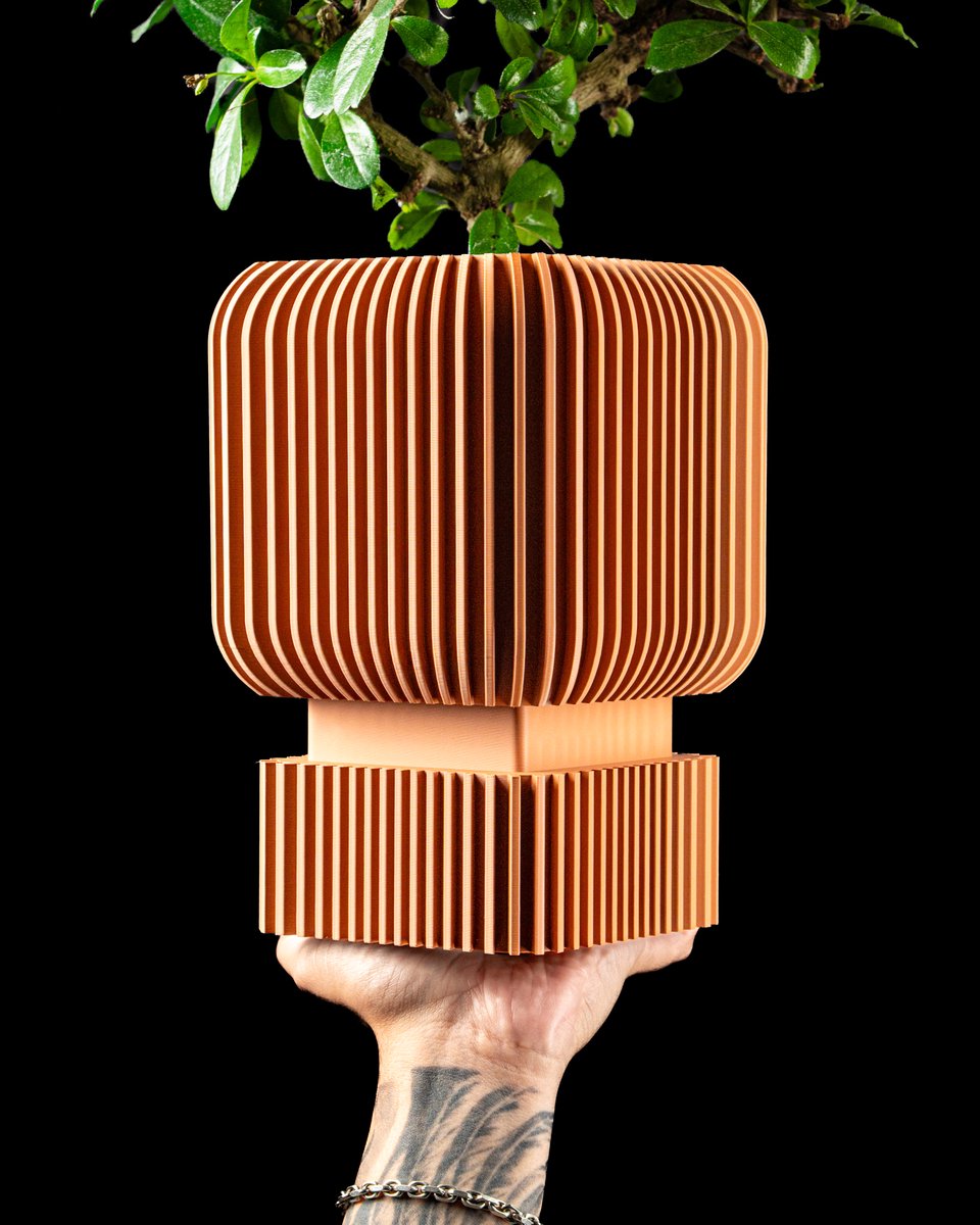 Skushy Tavira Bloempot - Moderne Designpot voor Kamerplanten - Sculpturale Plantenpot voor Woonkamer en Kantoor - Premium Woondecoratie