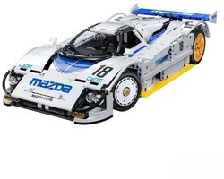 CadaBricks C63007W Mazda 787B Supercar bouwset | City fast champions adventure | Creator and classic motor bouwpakket | Technic speelgoed ideas voor volwassenen | Icons furious speed f1 auto geschikt voor Lego | Technische bouwdoos met 1797 bloks