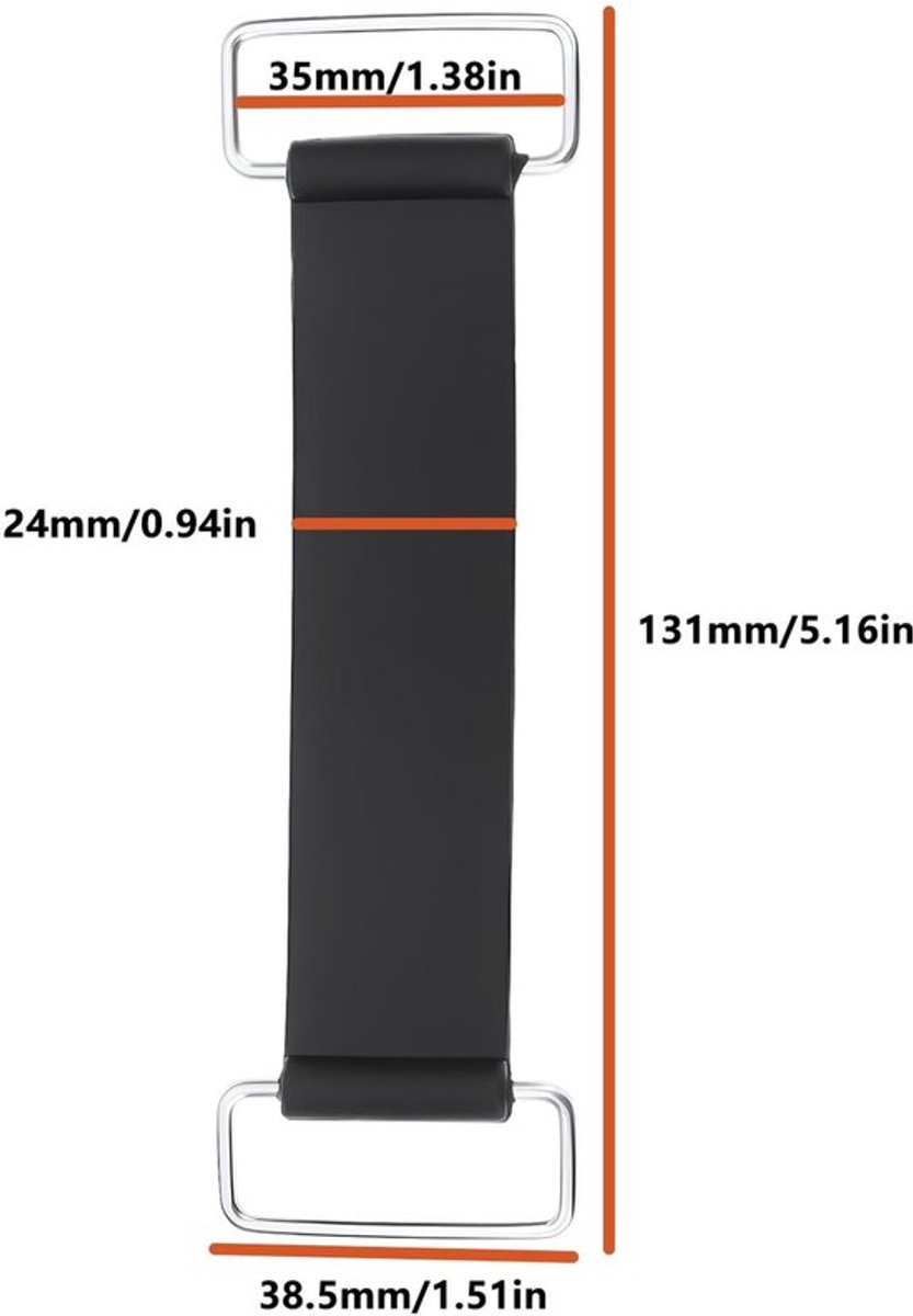Rubber Batterij Strap Riem voor Motoren