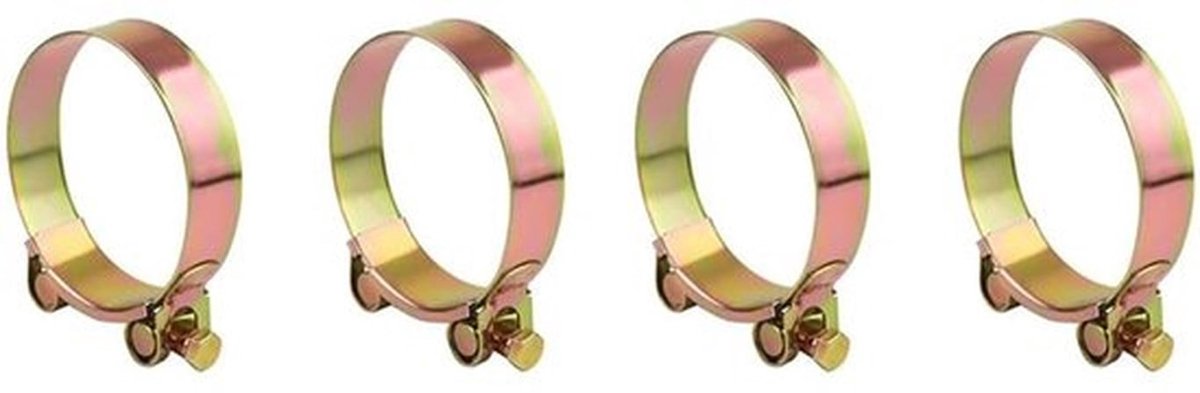 Buisklem Roestvrij Staal - T-bout Klem - Slangklemmen Assortiment - Slangbescherming - Verstelbaar Bereik 20-22mm - Duurzaam Materiaal - Slangklem