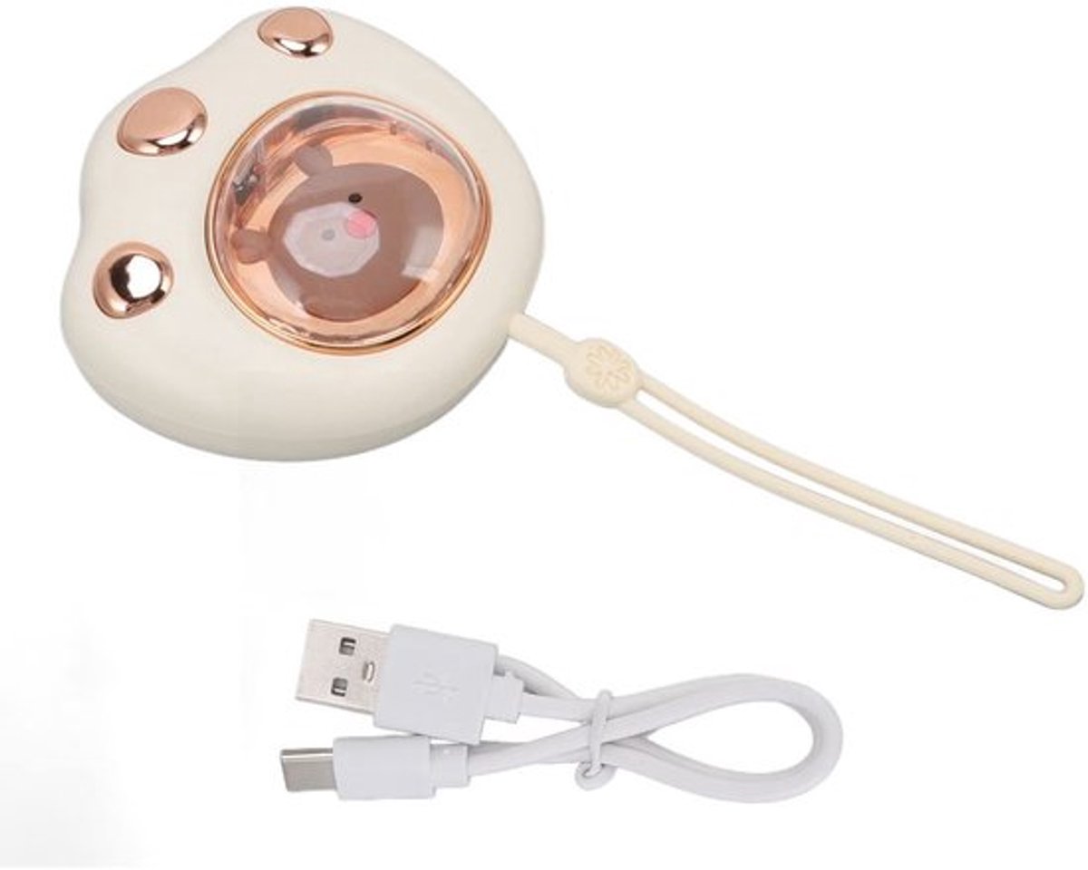 Elektrische Kattenpoot - Handwarmer - Schattig ontwerp - 10 x 9 x 6 cm - USB Oplaadbaar - Voor thuiskantoor - Winterse warmte