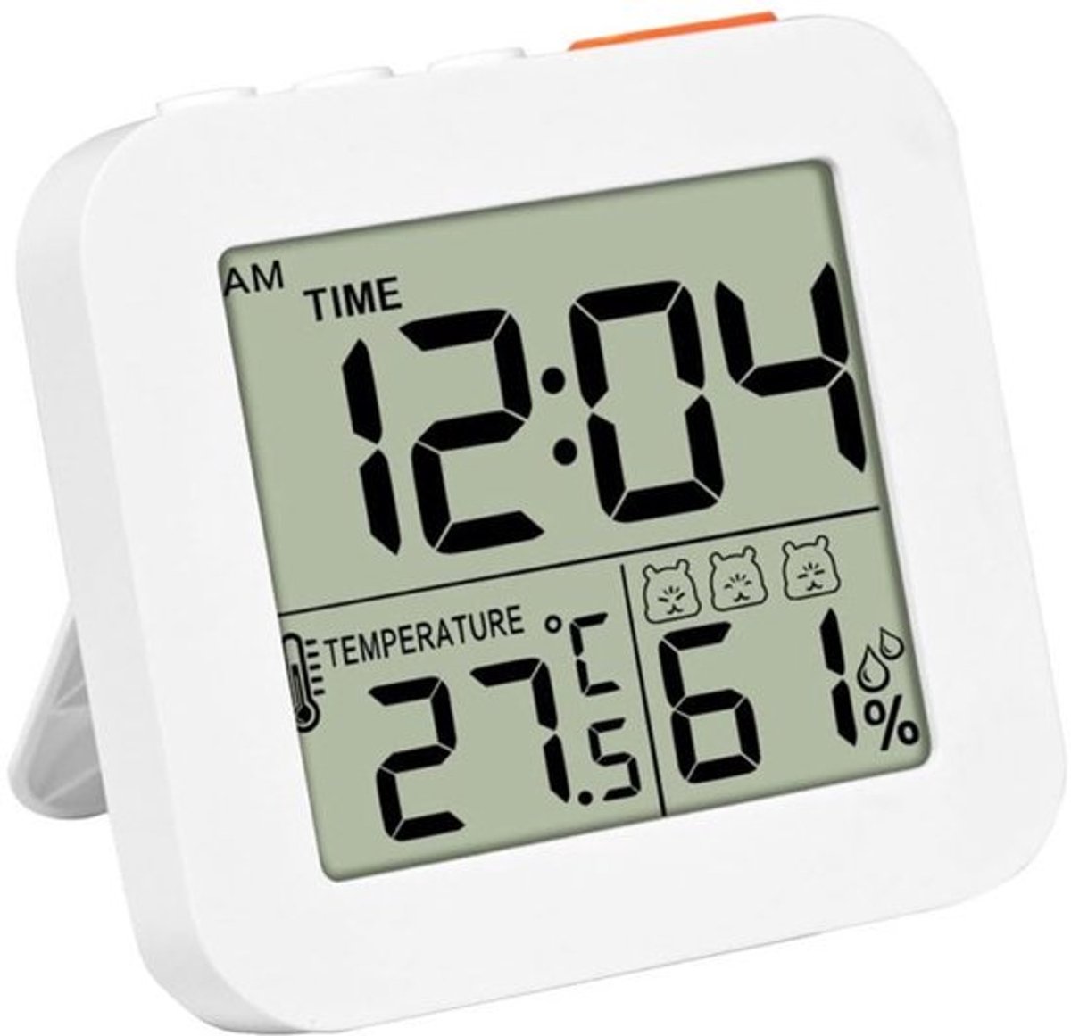 Digitale Wekker Batterij Aangedreven - LCD Klok 12/24Uur - Temperatuurweergave - Vochtigheidsweergave - Timerfunctie - Multifunctioneel Tijdbeheer