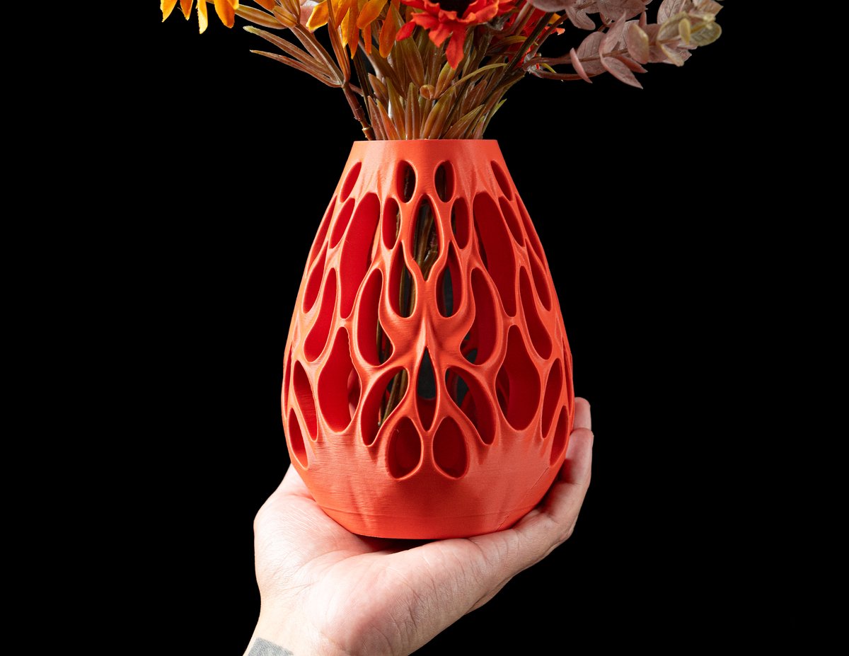 Skushy Vaas Vesselflower - Geschikt voor Bouwbloemen - Japandi Designvaas voor Droogbloemen en Kunstbloemen - Sculpturale Decoratieve Vaas - Moderne Woondecoratie