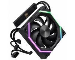 AsiaHorse Nyota Pro - 120mm ARGB PC Ventilator - Daisy Chain - PWM - Dual Zone RGB - 1x - Forward - Zwart