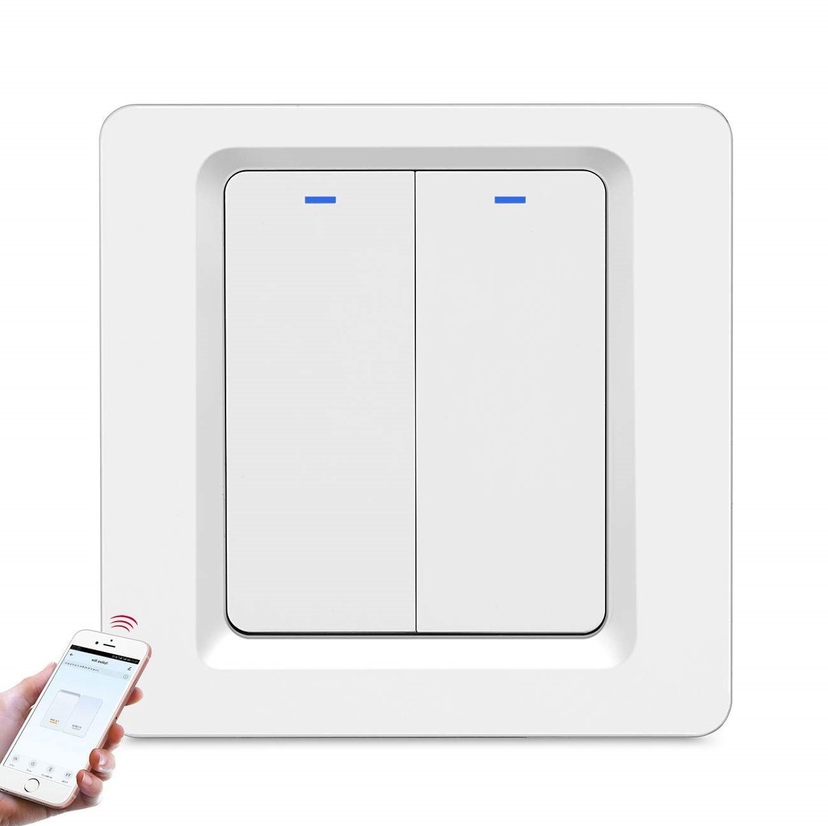 Slimme schakelaar - Wifi schakelaar 2-polig