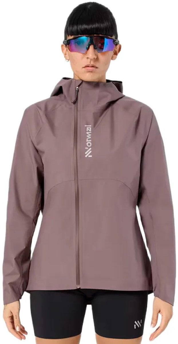 Nnormal Trail Rain Jas Paars S Vrouw