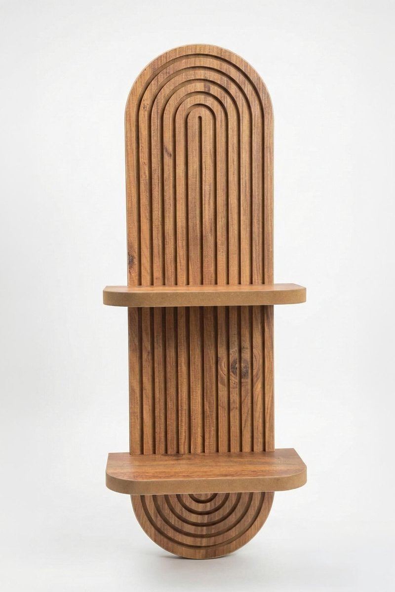 Asir - Wandplank - Eik - 35 x 25 x 6