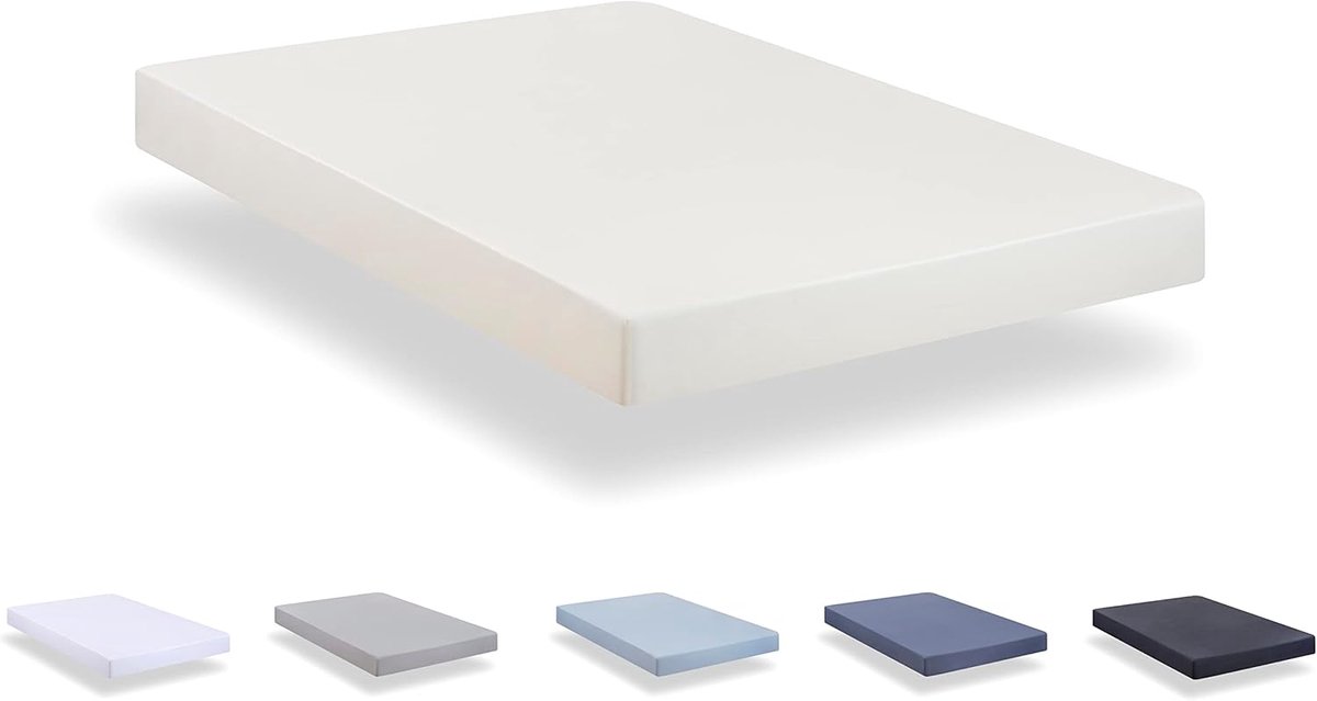 SnelShoppen - Extra zacht geborsteld microvezel hoeslaken 180 x 190/200 cm - Beige, ademend, comfortabel, ideaal voor slaapkamer en logeerkamer