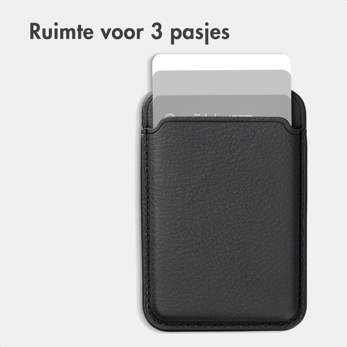 imoshion Pashouder geschikt voor MagSafe - Wallet Kaarthouder - Zwart — cadeau in Gadgets - foto 5