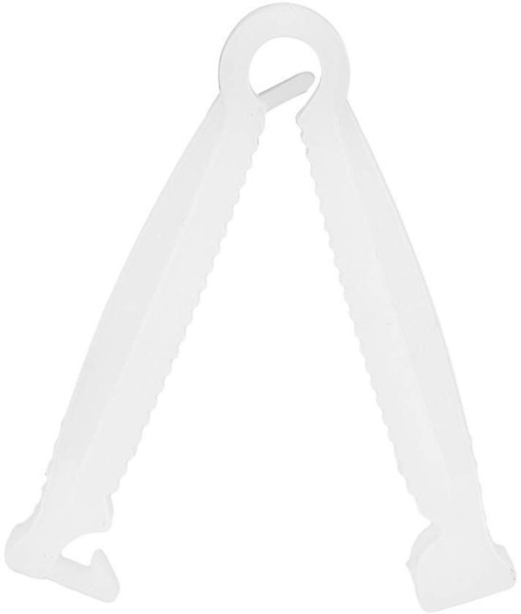 Navelklemmen Set 100 Stuks - Wegwerp - Verdikt Kunststof - Voor Varkensboerderij - Biggen Kweek Kits - Lengte 4,9 cm - Biggenklemmen