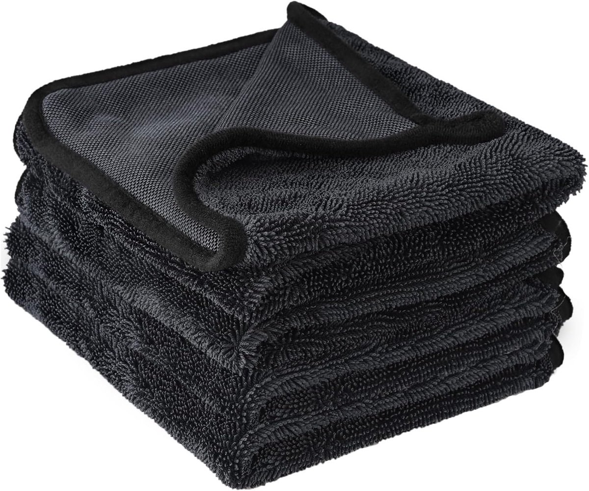 SnelShoppen - XXL Droogdoeken Set van 4 - Sneldrogende Microvezel Handdoeken 40x60 cm - Streeploos Drogen voor Badkamer en Douche - Ideaal voor Huis e