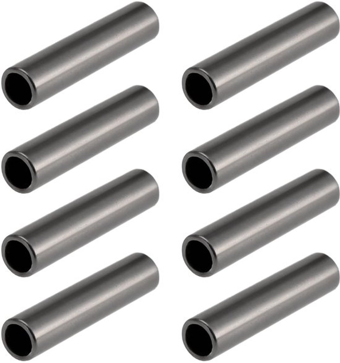 Krimpmouwen 500 Stuks - Enkel Koper - 1,2x8 mm - Zwart - Geschikt voor Zeevissen - Corrosiebestendig - Visklemmen