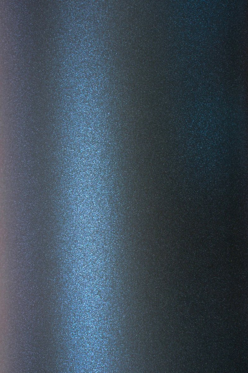 Netuno - donkerblauw metallic papier - A4 - 21 x 29,7 cm - 10 vellen - 250 gram - Aster Metallic Dark Blue