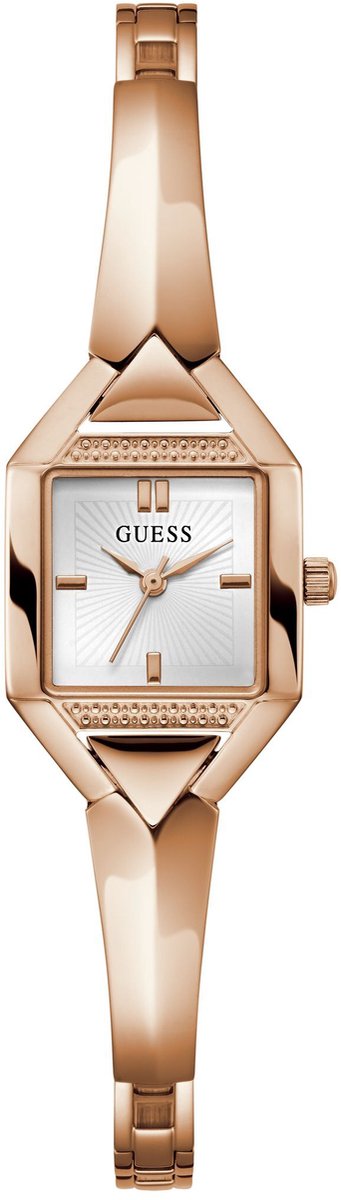 Guess Ariel Quartz Analoog Horloge Roze Gouden Toon Behuizing: 100% Roestvrij Staal| Armband: Roestvrij Staal 21.5 mm U1426L2M, U1426L3M