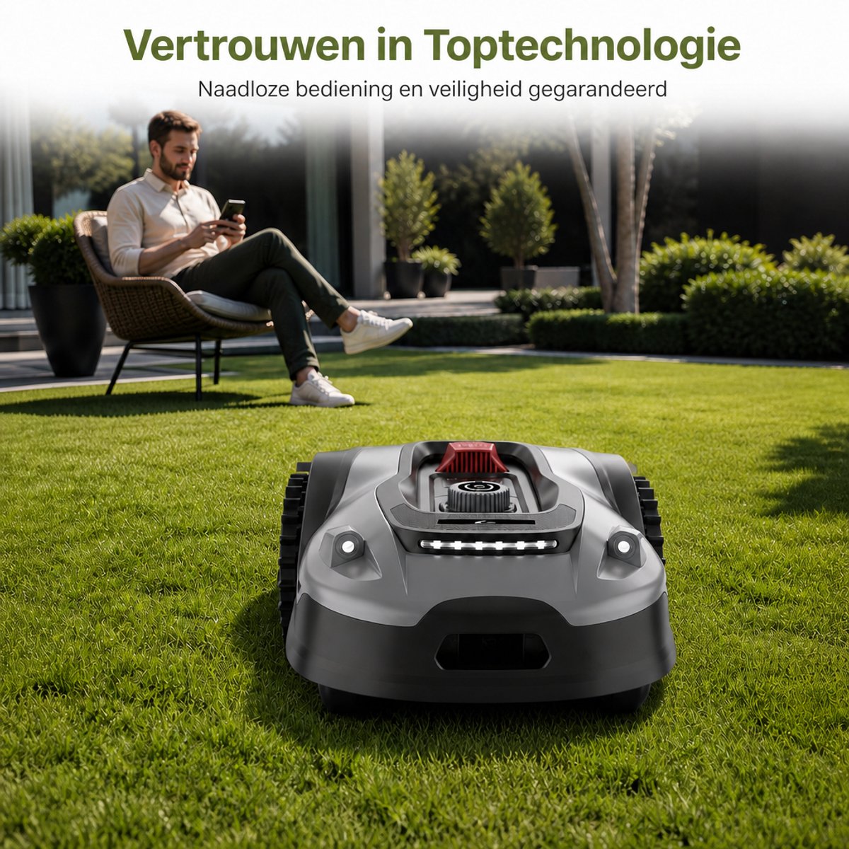 Zoef Hans Robotmaaier tot 2000 m² met Afdekkap en Wifi - afbeelding 3