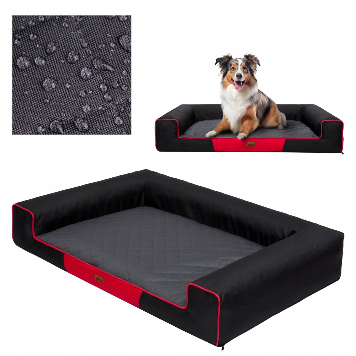 Waterproof Hondenkussen met Afneembare Hoes - 80x55 cm