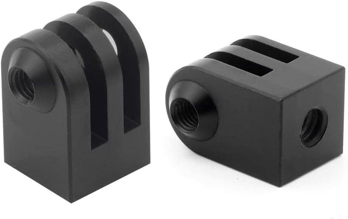 Stativ Adapter van Aluminium voor Camera's en Accessoires - Set van 2 Stuks, Lichtgewicht en Duurzaam