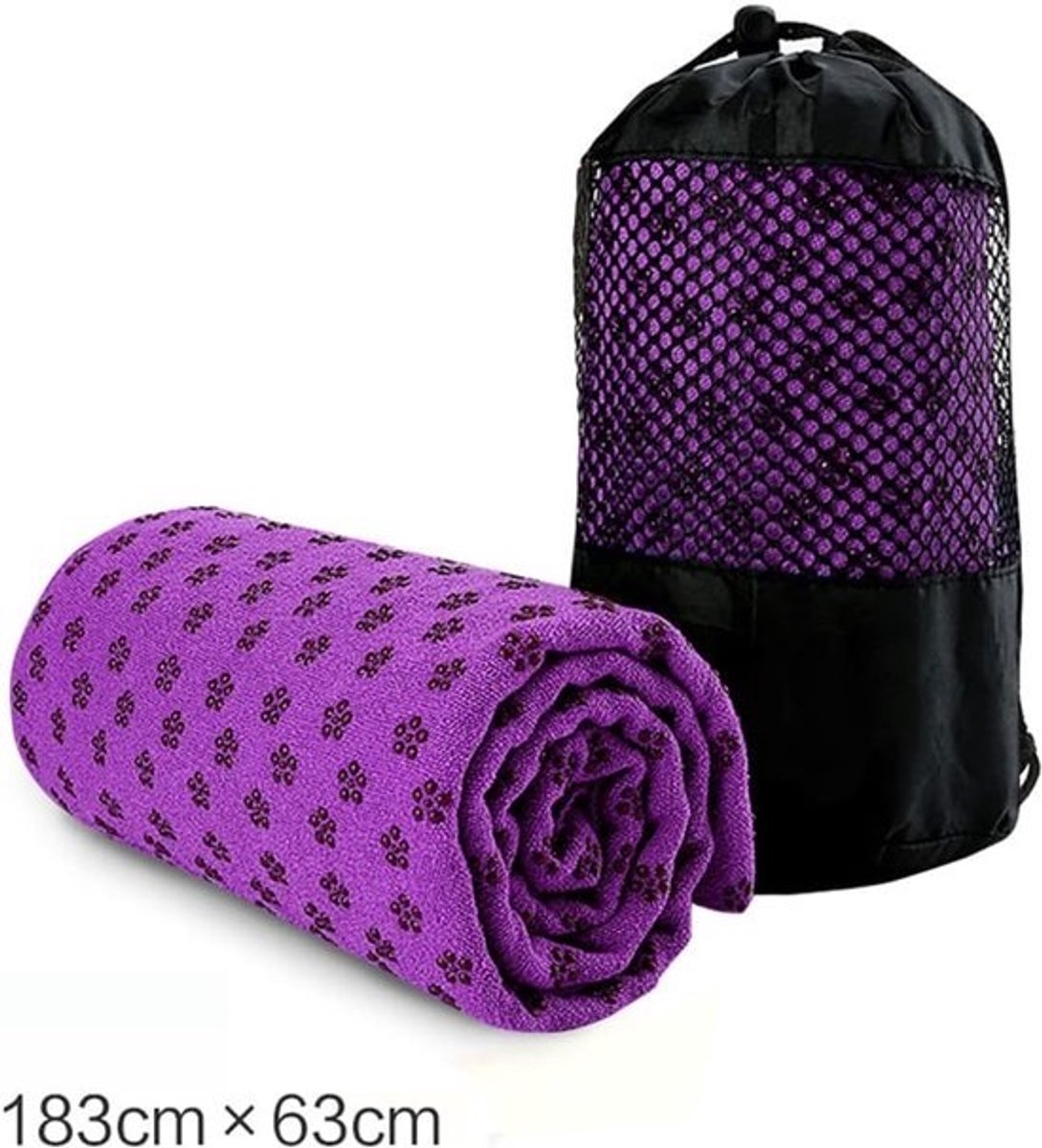 Antislip Microfiber Yoga Handdoek voor Hot Yoga - Zacht en Ademend, 183 x 63 cm