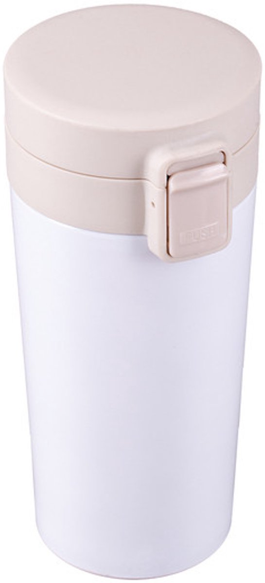 Casper Thermosbeker 350 ml - Wit, Lekvrij & Warmhoudend