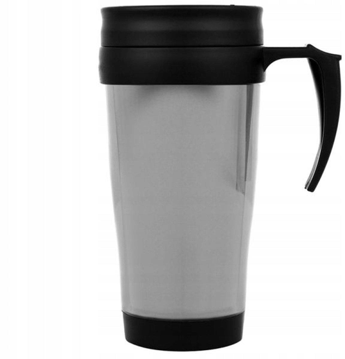 Fort Worth Thermobeker 400ml Grijs - Kunststof, Past in Autohouder