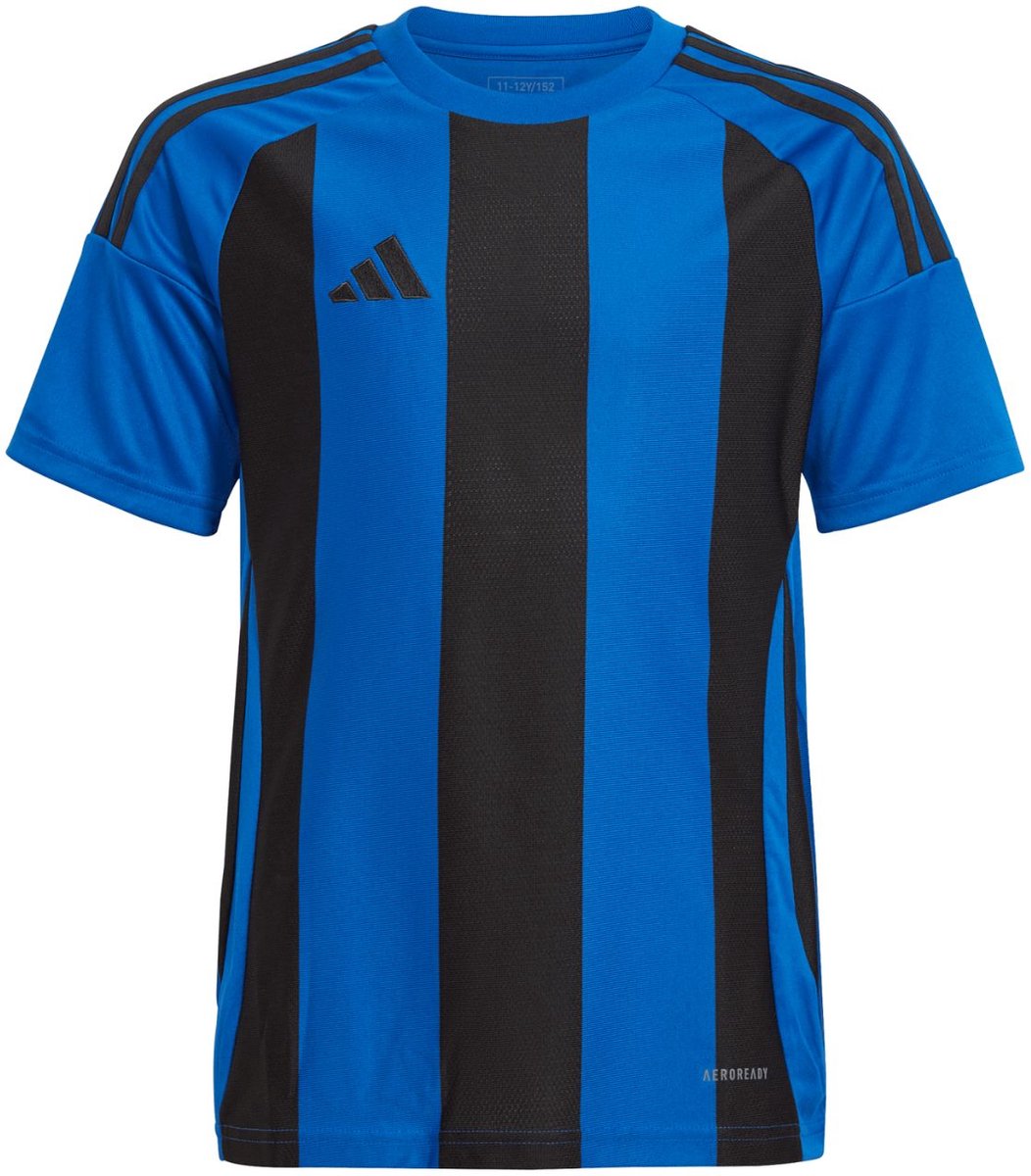 adidas T-shirt Kinderen Striped 24 Jersey Zwart