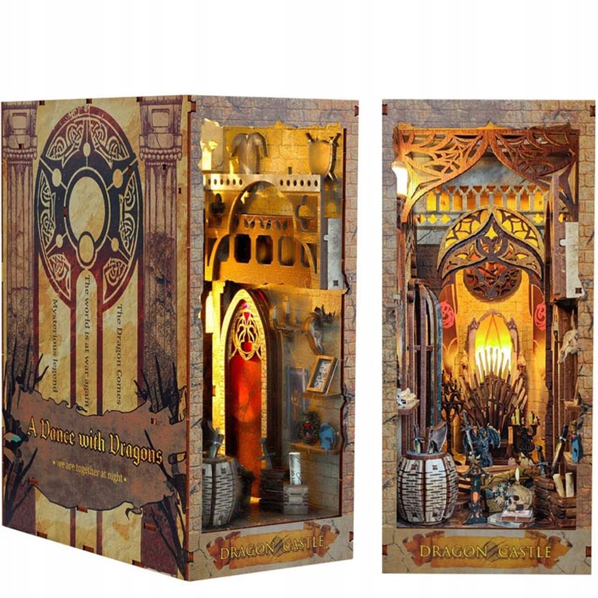 Book Nook Draken Troon Bouwpakket - Miniatuur Huisje