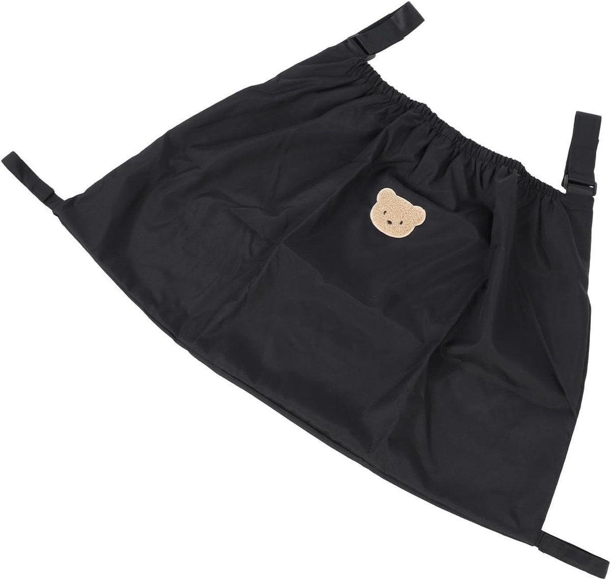 Multifunctionele Kinderwagen Organizer, Flessen- en Luiertas, Hangende Opbergtas voor Thuisgebruik, Zwart