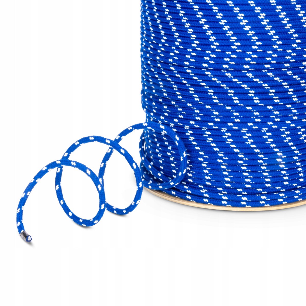 DQ-PP Elana Zeilkoord Blauw Gevlekt 14mm Polyester 90m
