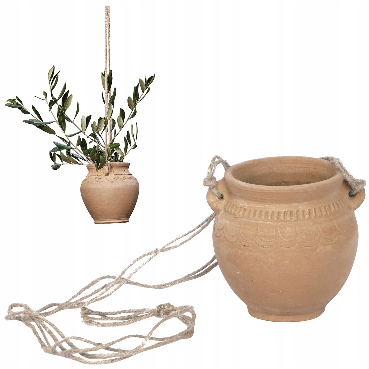 Hangende Terracotta Pot Boho Stijl - 12cm