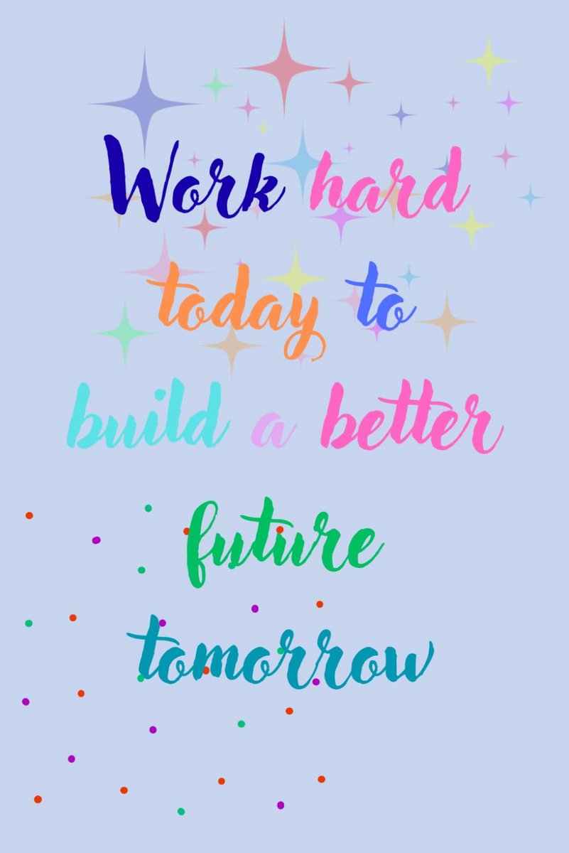 Work hard today to build a better future tomorrow: Lined Ruled Writing Pad, Colorful Pastel Motivation Diary for - ShopVlot