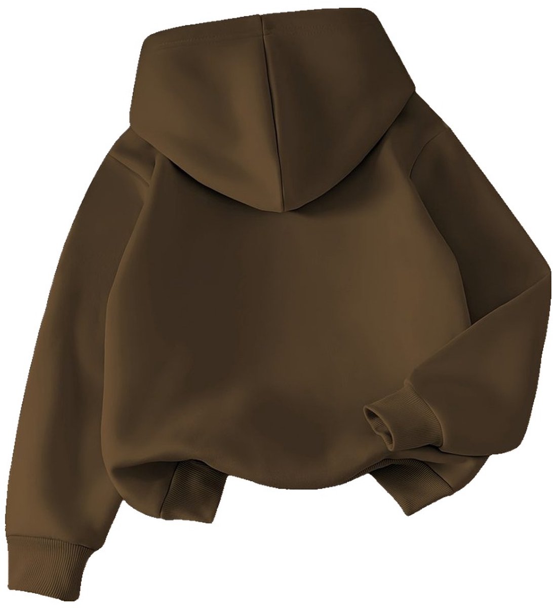 Currero Hoodie Jongens Warme Hoodie Met Capuchon Comfortabele Sweater Casual Trui Pullover Jongenstrui 5-6 Jaar Bruin